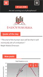 Mobile Screenshot of endofsuburbia.com